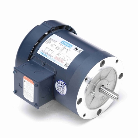 Leeson 0.50Hp Milk Transfer Motor, 1 Phase, 3600 Rpm, 230 V, 56Cz Frame, Tenv 113939.00
